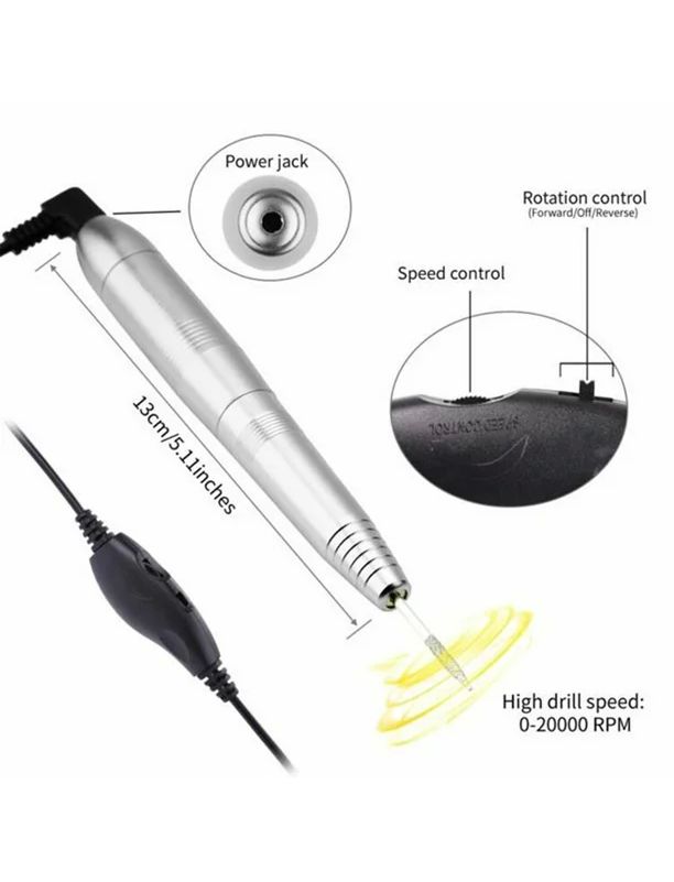 Freza Electrica profesionala, manichiura - pedichiura uz casnic sau profesional,  X-Suv [3]