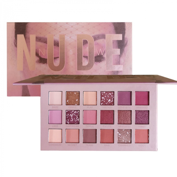 Paleta farduri pleoape nude si glitter, Damo, 19.7 g [2]
