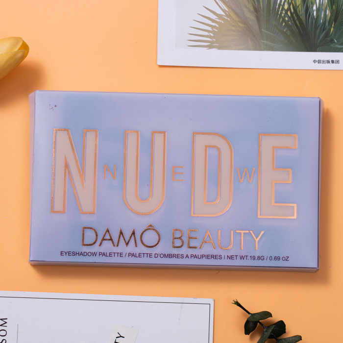 Paleta farduri pleoape nude si glitter, Damo, 19.7 g [4]