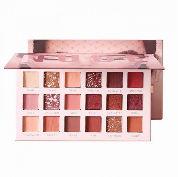 Paleta farduri pleoape nude si glitter, Damo, 19.7 g [5]