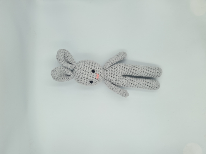 Iepuras crosetat handmade pentru bebelusi [3]
