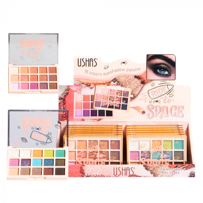 Paleta fard ochi 15 culori usor de combinat,nuante superbe, Ride to Space [2]