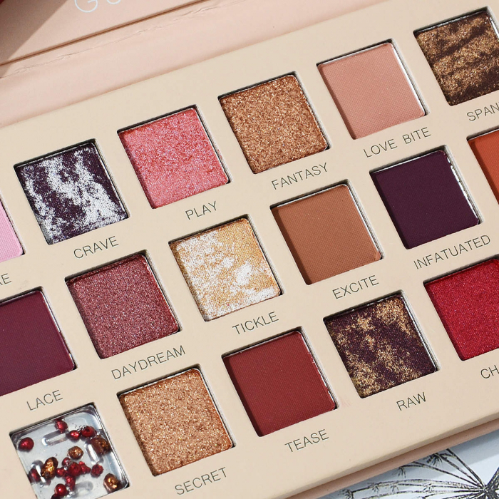 Paleta farduri Naughty pleoape nude si glitter, Damo, 19.7 g [2]