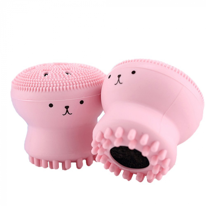 Perie faciala pentru curatare si exfoliere din silicon [2]