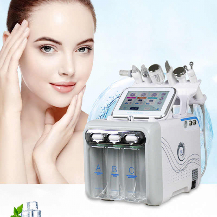 Aparat Cosmetic Profesional 6 in1 H2 O2 Jet Hidroxigen Micro Bule [12]
