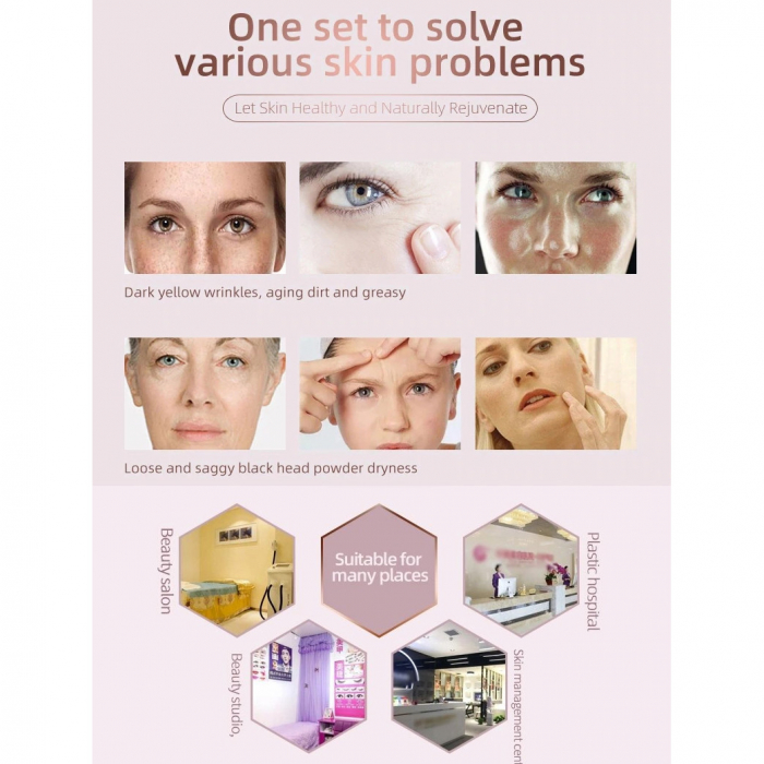 Aparat Cosmetic 5 in 1 Crioterapie Faciala, Masaj bionic, EMS, Lifting [9]