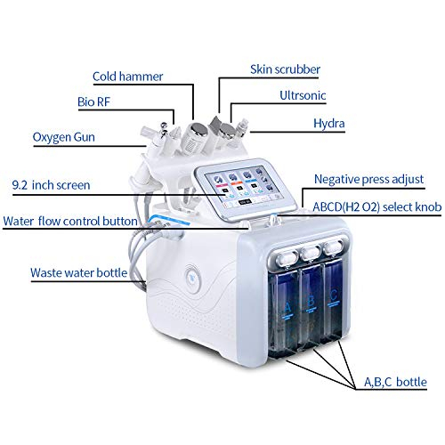 Aparat Cosmetic Profesional 6 in1 H2 O2 Jet Hidroxigen Micro Bule [5]