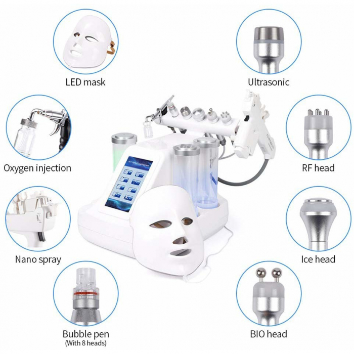 Aparat Cosmetic 8 in1 Jet Hidroxigen Micro Bule [6]