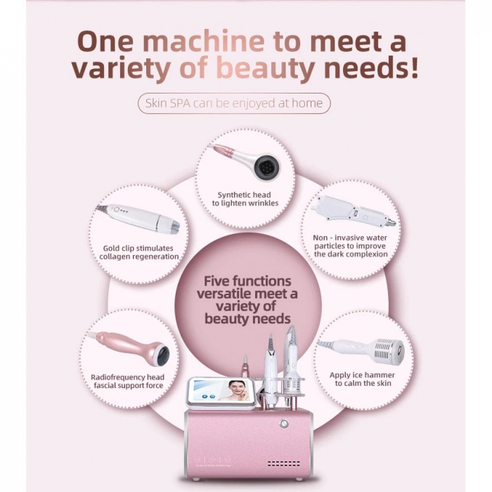 Aparat Cosmetic 5 in 1 Crioterapie Faciala, Masaj bionic, EMS, Lifting [8]