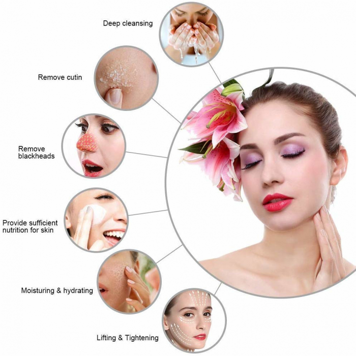 Aparat Cosmetic 8 in1 Jet Hidroxigen Micro Bule [8]
