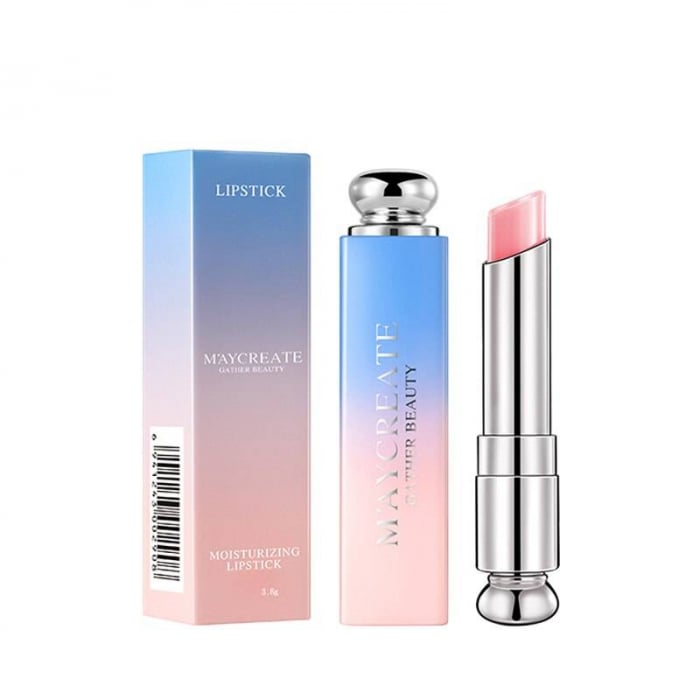 Ruj cremos hidratant efect Color Change Maycreate, Roz [5]