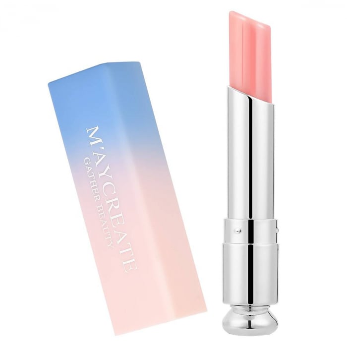 Ruj cremos hidratant efect Color Change Maycreate, Roz [4]