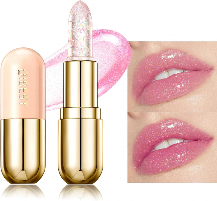 Ruj Diamond cu glitter care isi schimba culoarea, 3.5 g [6]