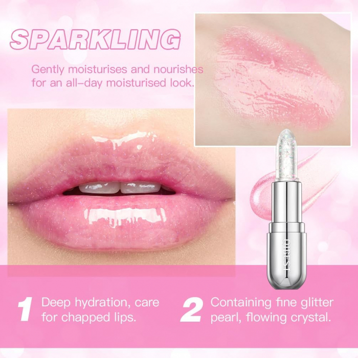 Ruj Diamond cu glitter care isi schimba culoarea, 3.5 g [3]