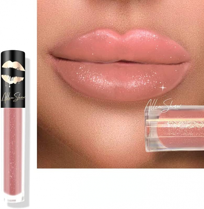 Ruj lichid mat Diamond Crystal cu efect de glitter stralucitor, 4 g [3]