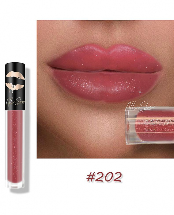 Ruj lichid mat Diamond Crystal cu efect de glitter stralucitor, 4 g [3]