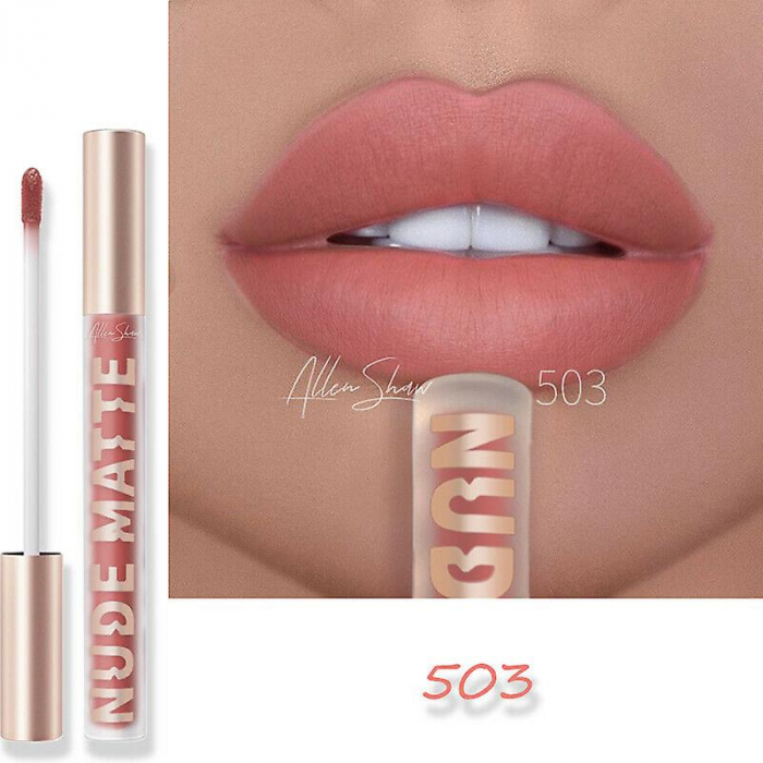 Ruj lichid mat Nude super pigmentat efect de catifea, 2 g [2]