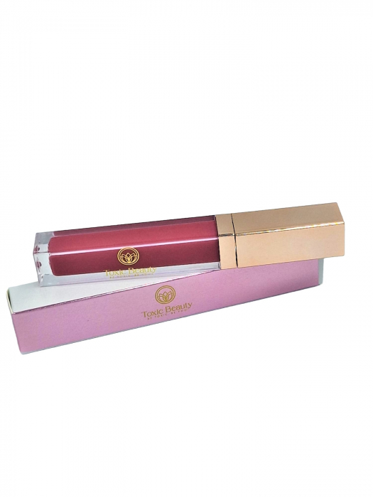 Ruj mat rezistent la transfer 24H aspect de catifea vegan, cosmopolitan red [4]