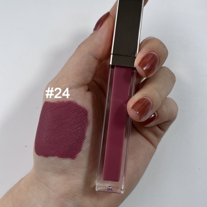 Ruj mat rezistent la transfer 24H aspect de catifea vegan, enduring red [3]