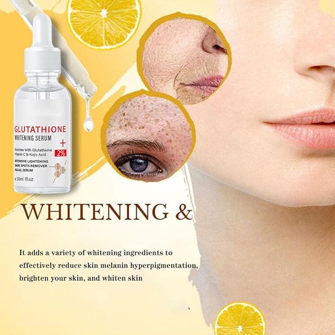 Serum cu glutation 2% vitamina C si acid Kojic pentru albirea pielii si imperfectiunilor, 30 ml [4]