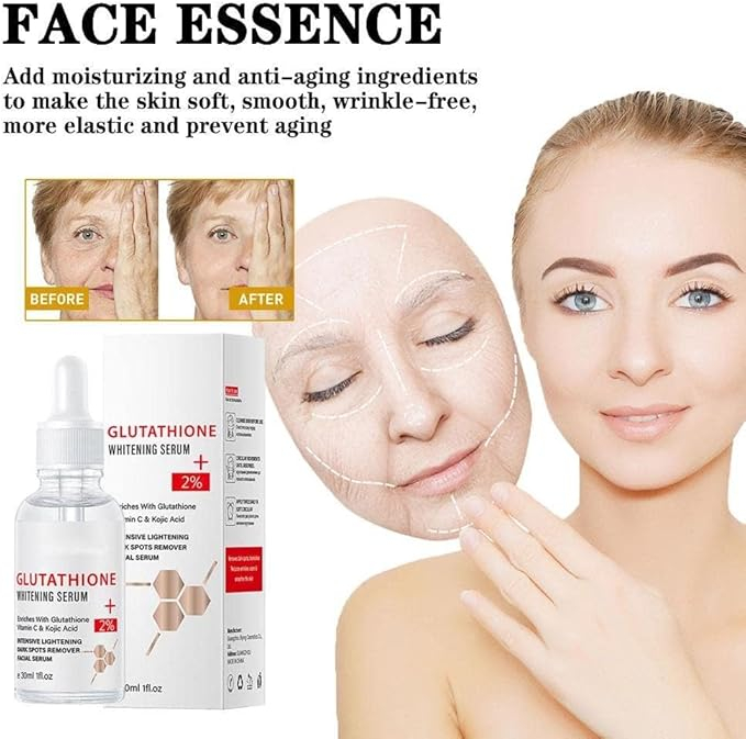 Serum cu glutation 2% vitamina C si acid Kojic pentru albirea pielii si imperfectiunilor, 30 ml [3]