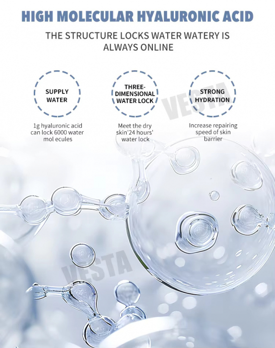 Serum eficient cu Vitamina C si acid hialuronic pur filler pentru lifting si umplere riduri VC+Ha, 30 ml [4]