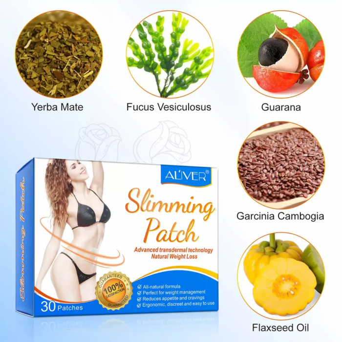 Set 30 de plasturi pentru slabit transdermali cu ingrediente naturale si L-carnitina [6]