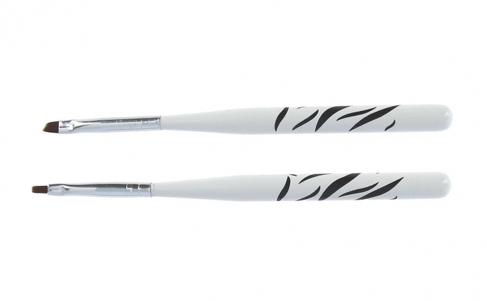 Set 5 pensule aplicare gel si constructie unghii false, Toxic Beauty [4]