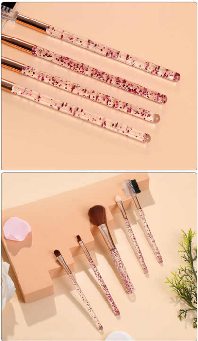 Set 5 pensule machiaj, fard, Make-up, Toxic Beauty [3]