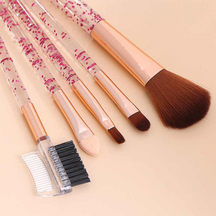 Set 5 pensule machiaj, fard, Make-up, Toxic Beauty [4]