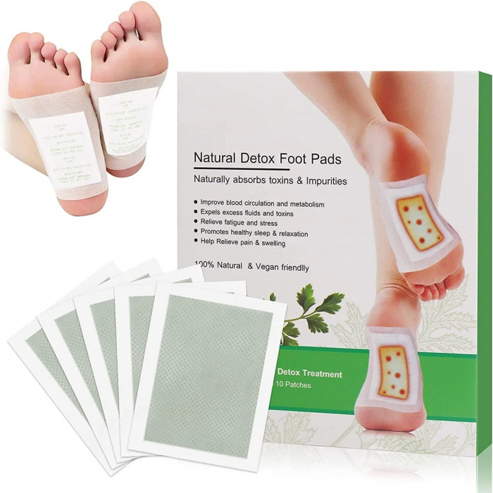 Tratament natural de detoxifiere pentru 5 zile elimina toxinele si impuritatile Vegan 10 plasturi [3]