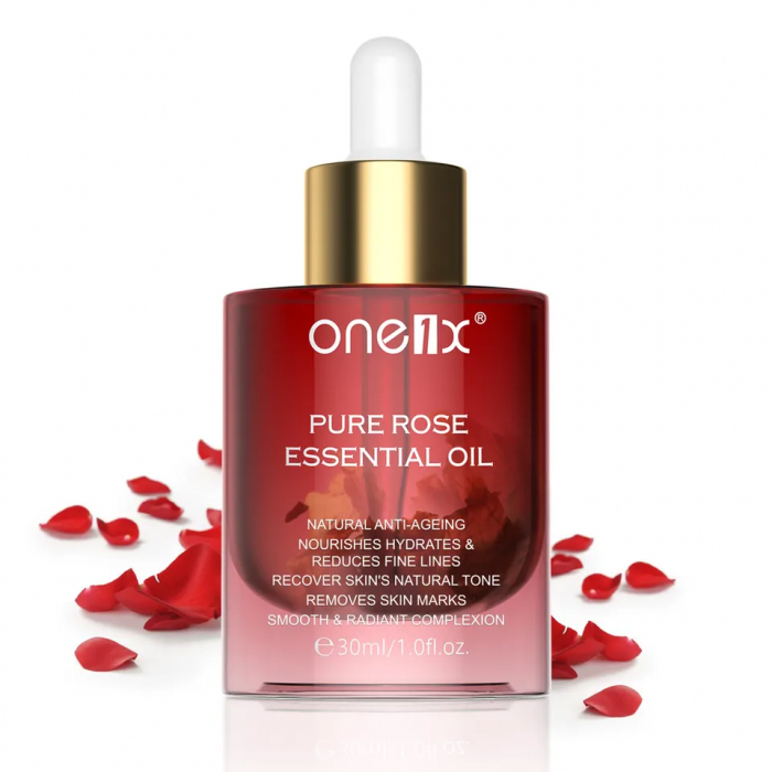 Ulei esential pur de trandafir pentru fata si corp elimina cicatricile si are efect antirid, 30 ml [3]