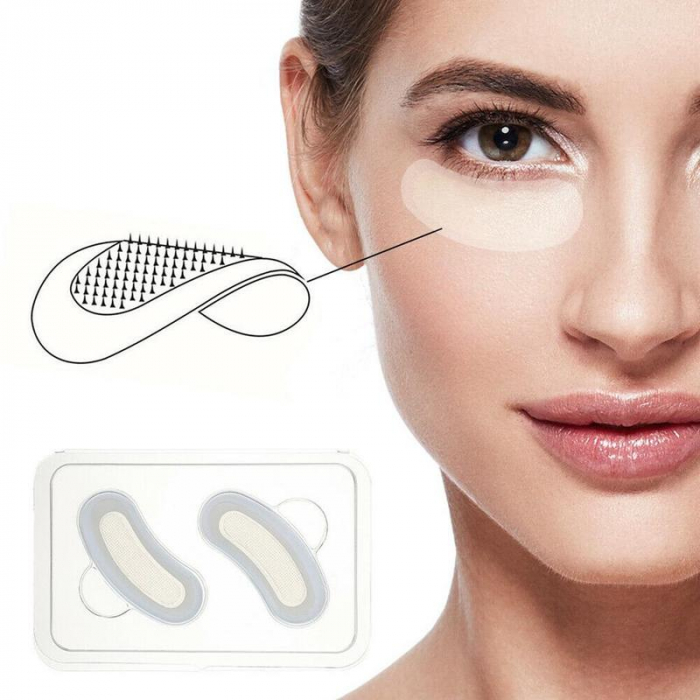 Plasturi microneedling cu acid hialuronic de molecula mica si colagen pentru riduri si cearcane [2]