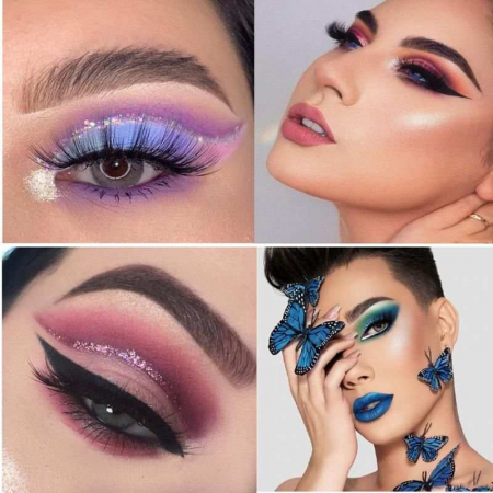 Kit aplicator fard cut crease cu 6 capete, negru [3]