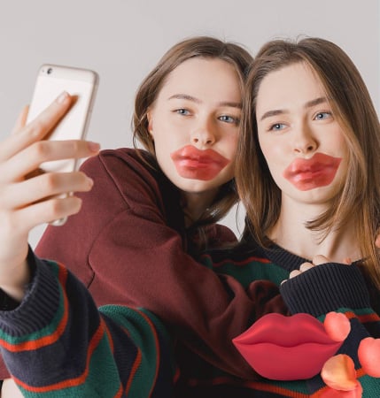 Cutie cu 20 masti pentru buze crapate si volum [2]