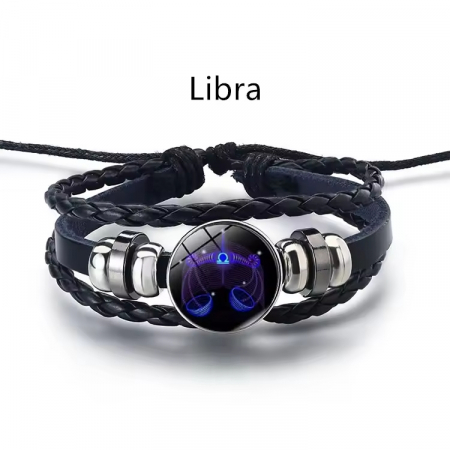 Toate produsele - Bratara manifestarii pentru calm si noroc alunga negativitatea cu semne zodiacale este reglabila si unisex, Balanta