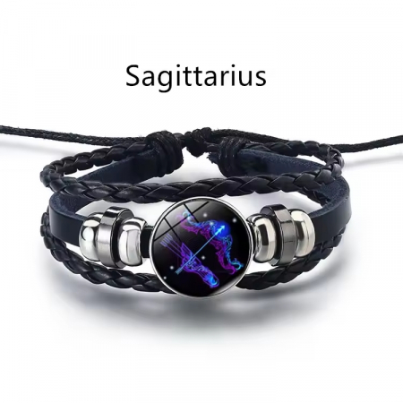 Toate produsele - Bratara manifestarii pentru calm si noroc alunga negativitatea cu semne zodiacale este reglabila si unisex, Sagetator