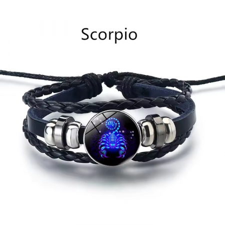 Toate produsele - Bratara manifestarii pentru calm si noroc alunga negativitatea cu semne zodiacale este reglabila si unisex, Scorpion