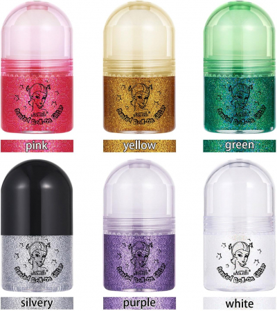 Fard cu sclipici pentru fata, corp si buze, Roll On [8]