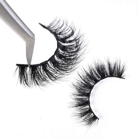 Toate produsele - Gene false banda efect Russian Volume 3D Extreme Mink curbura D silk cat-eye, negru