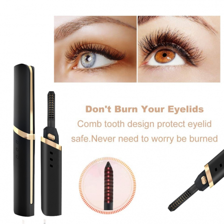 Ondulator gene electric, Eyelash, negru [3]