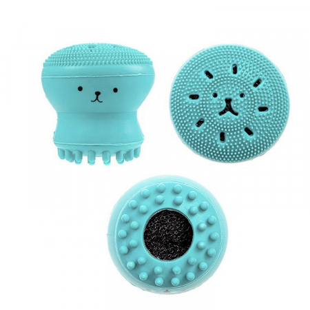 Perie faciala pentru curatare si exfoliere din silicon [2]