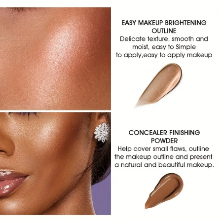 Kit iluminator corector 2 in 1 Ushas [2]