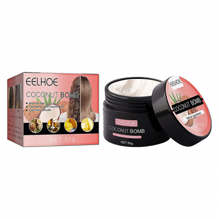 Toate produsele - Masca hidratanta pentru par sanatos CoconutBomb, 50 g