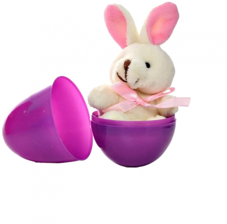Ou de jucarie pentru Egg Hunt cu plus iepuras surpriza pentru copii, multicolor [0]