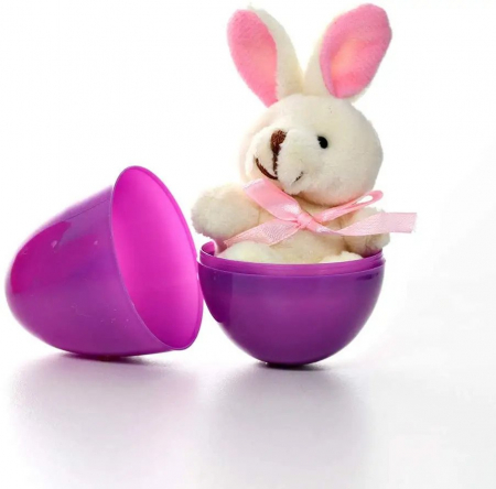 Ou de jucarie pentru Egg Hunt cu plus iepuras surpriza pentru copii, multicolor [2]