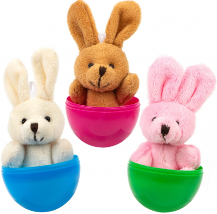 Ou de jucarie pentru Egg Hunt cu plus iepuras surpriza pentru copii, multicolor [1]