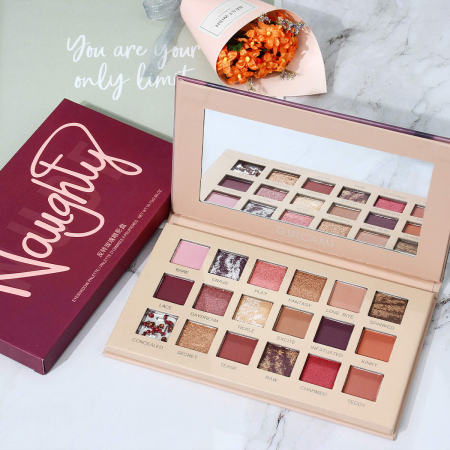 Toate produsele - Paleta farduri Naughty pleoape nude si glitter, Damo, 19.7 g