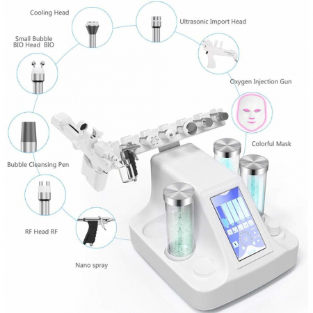 Aparat Cosmetic 8 in1 Jet Hidroxigen Micro Bule [4]
