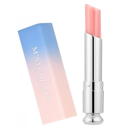 Ruj cremos hidratant efect Color Change Maycreate, Roz [3]